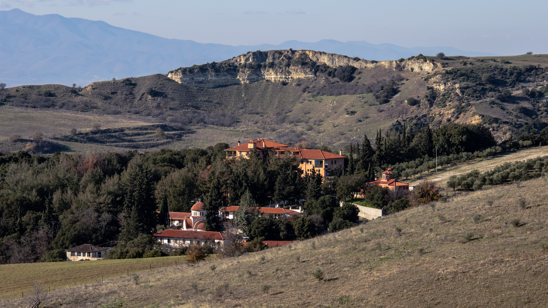 Holy Monastery Of The Dormition Of The Virgin Mary At Vyssiani