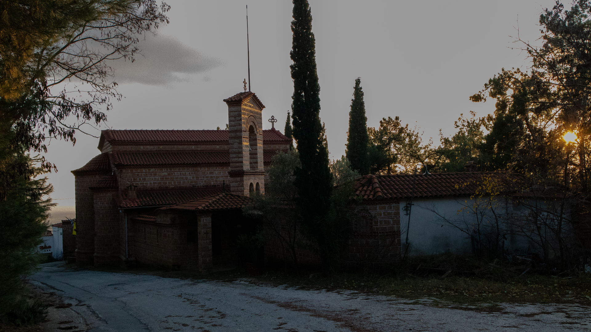 Holy Cross Monastery in Agio Pnevma photo