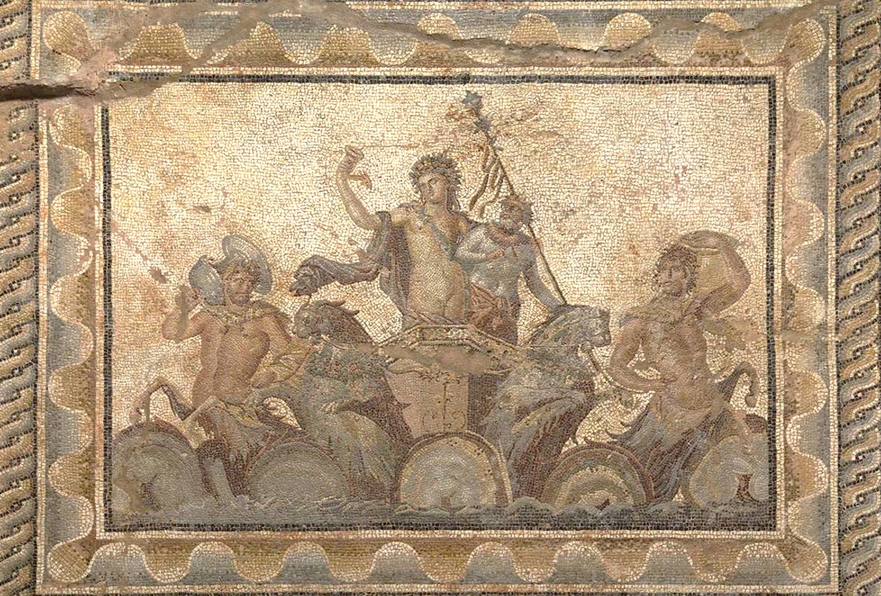 Mosaïque de Dionysos, Dion photo